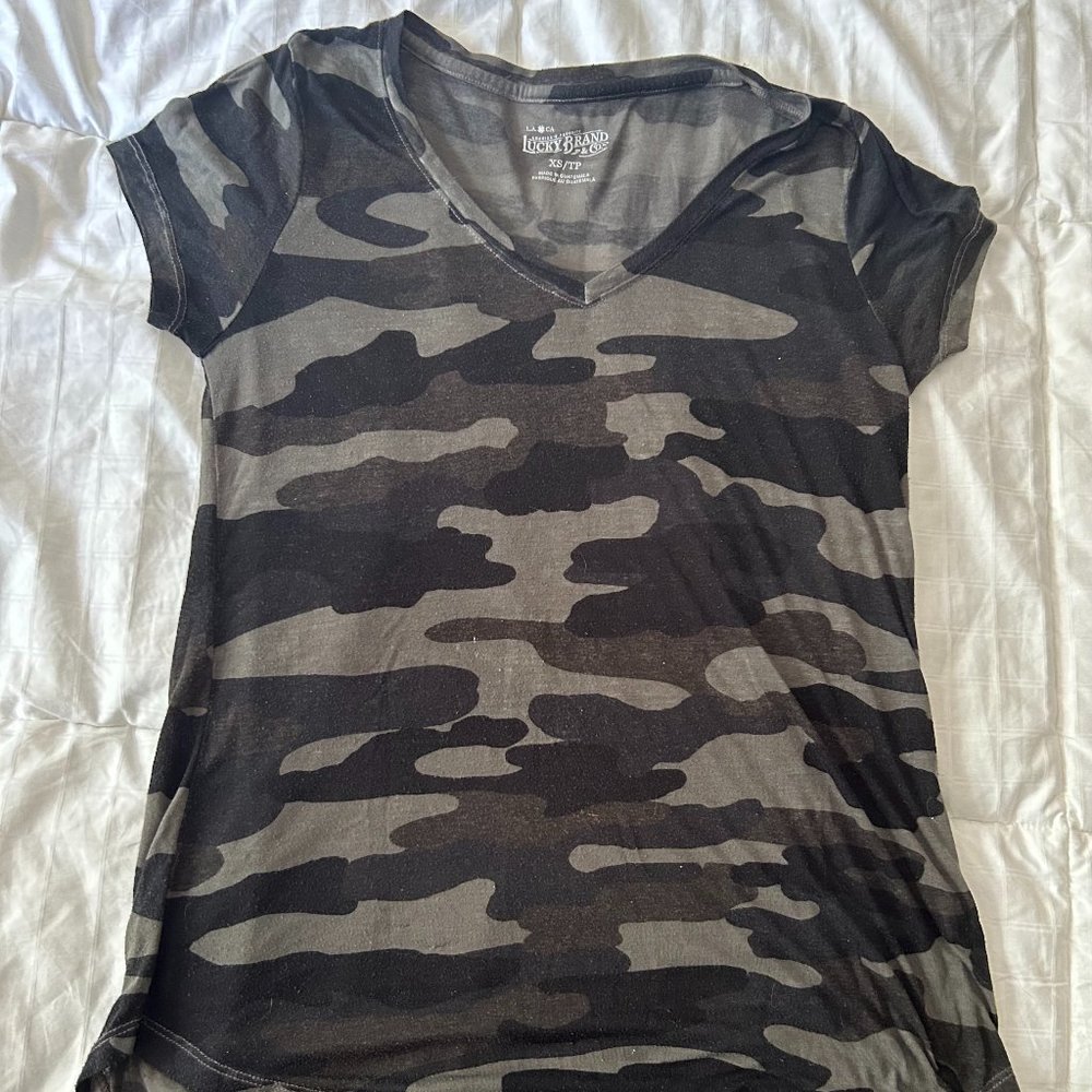 Lucky Brand Camo Tee (Extra Small)